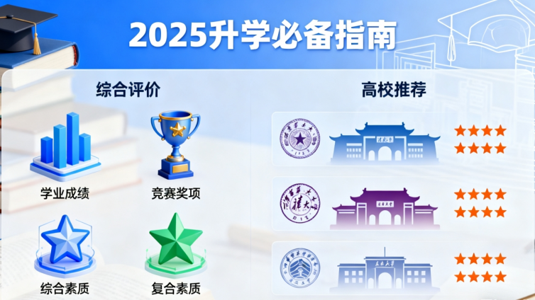 从综合评价到高校推荐，2025年升学必备指南